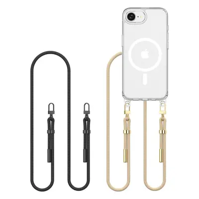 TECH-PROTECT FLEXAIR CHAIN MAGSAFE IPHONE 16E BLACK & TAUPE