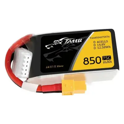 Baterie Tattu 850mAh 14,8V 75C 4S1P XT60