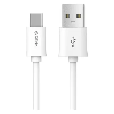 Devia kabel Smart EC082 USB - USB-C 1,0 m 2,1A bílý