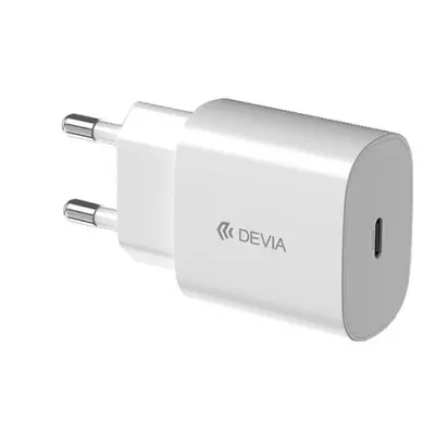 Devia síťová nabíječka Smart PD 25W 1x USB-C bílá