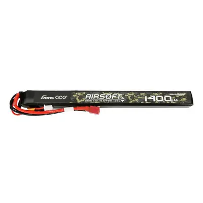 Gens ace 25C 1400mAh 3S1P 11.1V Airsoft Gun Lipo Battery with T Plug