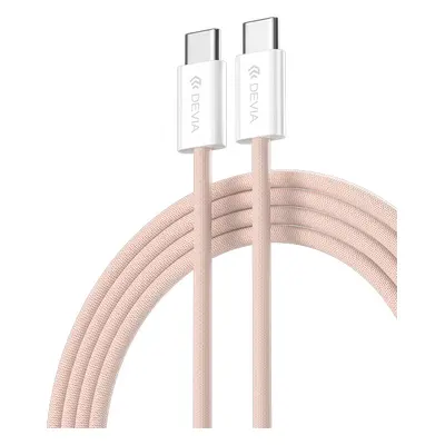 Devia kabel Smart EC325 PD USB-C - USB-C 1,0 m 60W 3A růžový