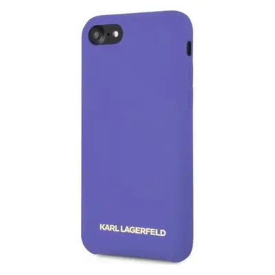 Karl Lagerfeld case for iPhone 7 / 8 / SE 2020 / SE 2022 KLHCI8SLVOG hard case purple Silicone