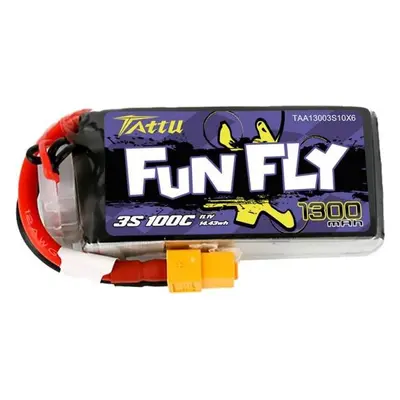 Baterie Tattu Funfly 1300mAh 11,1V 100C 3S1P