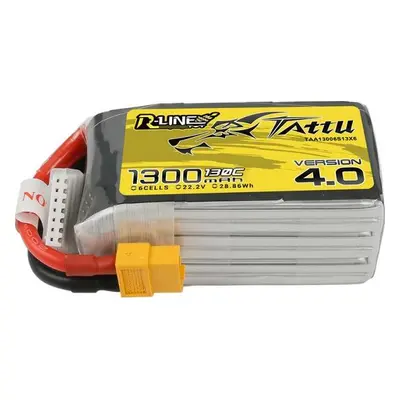 Tattu R-Line 4.0 1300mAh 22,2V 130C 6S1P XT60 baterie