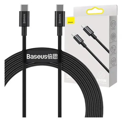 Kabel Baseus Superior Series USB-C na USB-C, 100W, 1m (černý)