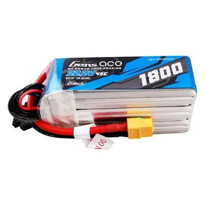 Gens ace G-Tech 1800mAh 22,2V 45C 6S1P Lipo Battery Pack s XT60 konektorem