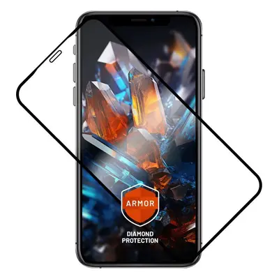 Prémiové ochranné tvrzené sklo FIXED Armor s aplikátorem pro Apple iPhone X/XS/11 Pro, černé