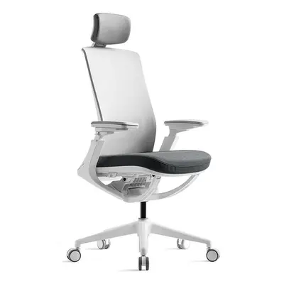 Kancelářská ergonomická židle ROLY White — síť, látka, bílá / více barev Antracit