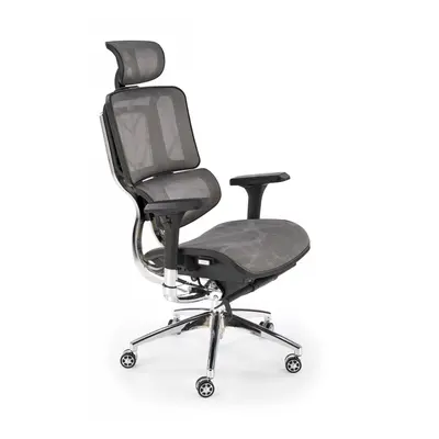 Kancelářská ergonomická židle ETHAN — síť, šedá