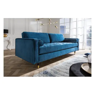 Invicta Interior Pohovka Cozy Velvet 220cm aquablue velvet