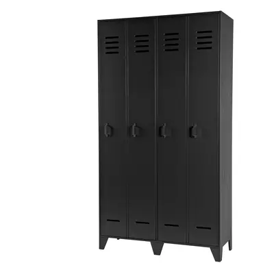 WOOOD Skříňka STIJN LOCKER CABINET BLACK [fsc]