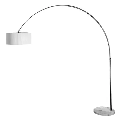 INVICTA INTERIOR Designová kovová stojací lampa bílá - Circini