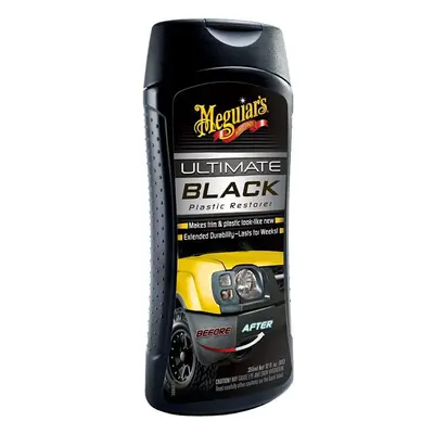 Meguiar's Ultimate Black Plastic Restorer - oživovač a ochrana plastů 355 ml