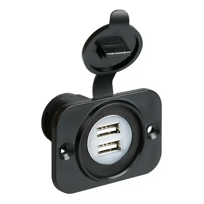 Dvojitá USB zásuvka do panelu EXT-8 12/24V LAMPA