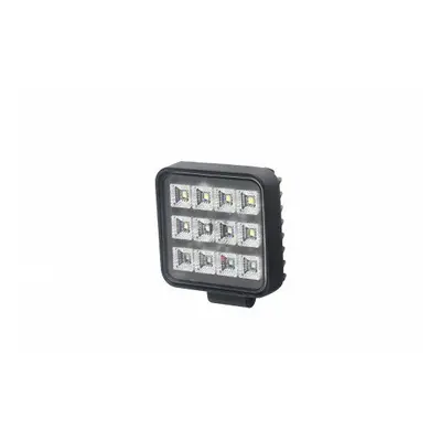 LED světlo (s vypínačem) na pracovní stroje 10-30V, 12x1W, ECE R10