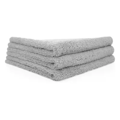 Sada mikrovláknových utěrek The Collection Dual Pile 420 GSM 40x40 cm 3 pack (Ice Grey)