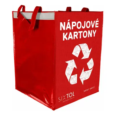 Taška na tříděný odpad SORT EASY CARTON, 30x30x40cm, 36l SIXTOL