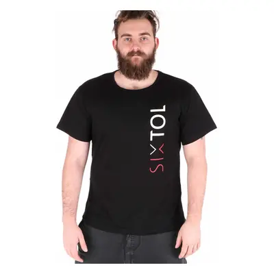 Tričko pánské T-SHIRT, černá, velikost L, 100% bavlna SIXTOL