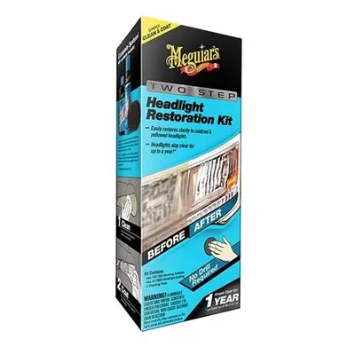 Meguiars Two Step Headlight Restoration Kit - revoluční sada na oživení světlometů