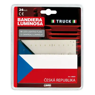 LED Vlajka Česká republika 24 V - LAMPA