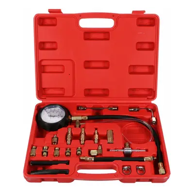 Sada pro testování tlaku benzínových motorů MECHANIC ENGINE TESTER 20, 0-10bar, 20ks SIXTOL