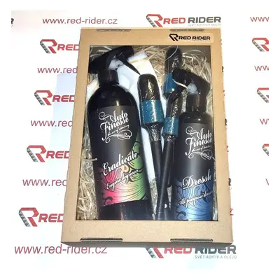 Red-rider.cz Dárkový set Auto Finesse: Mikrovláknová utěrka 40x40cm + Sealant na plasty 500 ml +