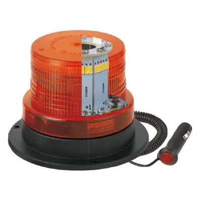 PROFI LED maják 12-24V 40x1W oranžový magnet, ECE R65 130x90 mm