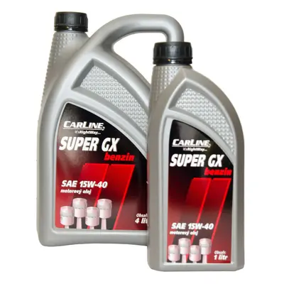 CarLine SUPER GX benzin 15W-40 4L+1L