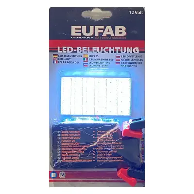 LED panel 65x35 mm 12V, 24LED bílé - EUFAB