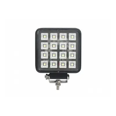 LED světlo (s vypínačem) na pracovní stroje 10-30V, 16x1W, ECE R10