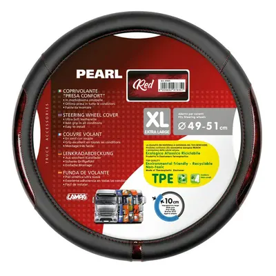 Potah volantu TRUCK Pearl Red Skeentex - XL 49 - 51 cm