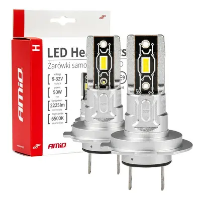 LED autožárovky H7 bílá, 9-18V, 2225 lm - 2 ks