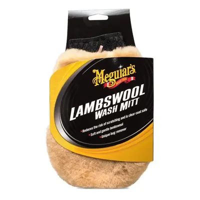 Meguiar's Lambswool Wash Mitt - mycí rukavice z pravé jehněčí vlny