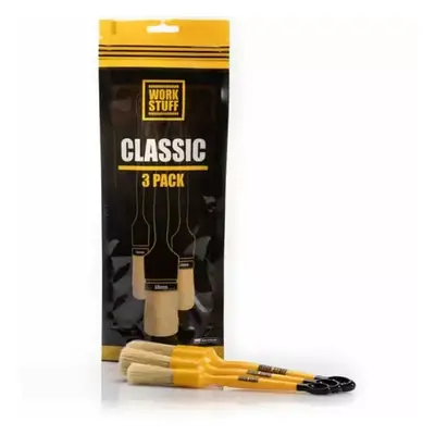 Sada detailingových štětců Detailing Brush Classic 3-pack - univerzální Work Stuff