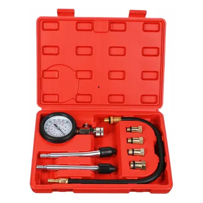 Sada pro testování komprese benzínových motorů MECHANIC ENGINE TESTER 8, 0-20bar, 8ks SIXTOL