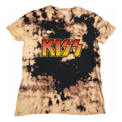 KISS tričko, Classic Logo Dip-Dye, pánské