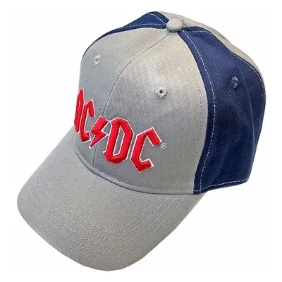 AC/DC kšiltovka, Red Logo 2 tone Grey & Navy