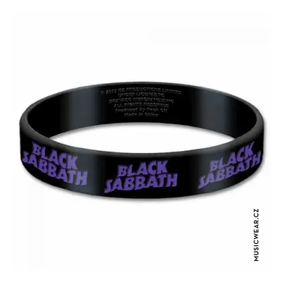 Black Sabbath silikonový náramek, Logo