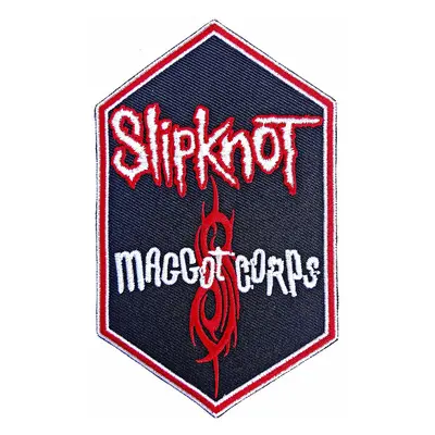 Slipknot tkaná nažehlovačka PES 130x79 mm, Maggot Corps