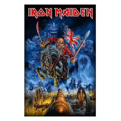 Iron Maiden textilní banner 70cm x 106cm, England