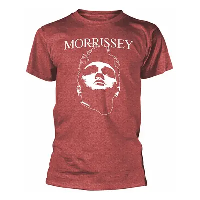 Morrissey tričko, Face Logo Red, pánské