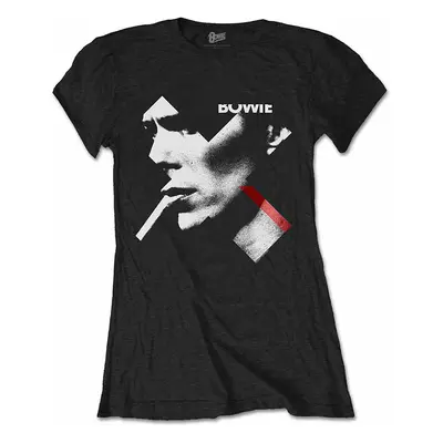 David Bowie tričko, X Smoke Red, dámské