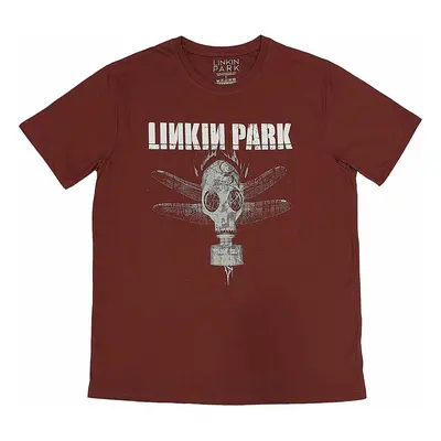 Linkin Park tričko, Gas Mask Red, pánské