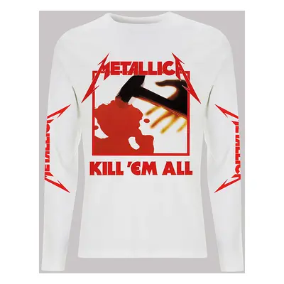 Metallica tričko dlouhý rukáv, Kill Em All White, pánské