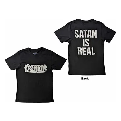 Kreator tričko, Satan Is Real BP Black, pánské