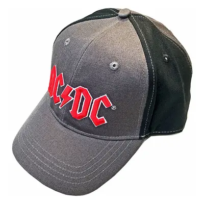 AC/DC kšiltovka, Red Logo 2 tone Grey & Black