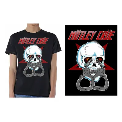 Motley Crue tričko, Skull Cuffs 2, pánské