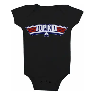 Top Gun kojenecké body tričko, Top Kid Body Black, dětské