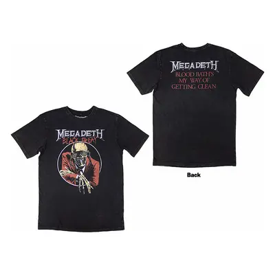 Megadeth tričko, Black Friday Wash BP Charcoal Grey, pánské